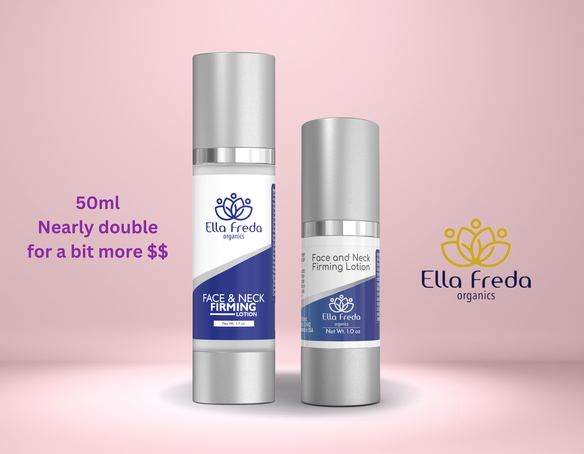 Neck Firming and Skin Tightening Cream 50ml - Ella Freda Organics