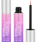 Eyelash growth serum with a dropper on a white background