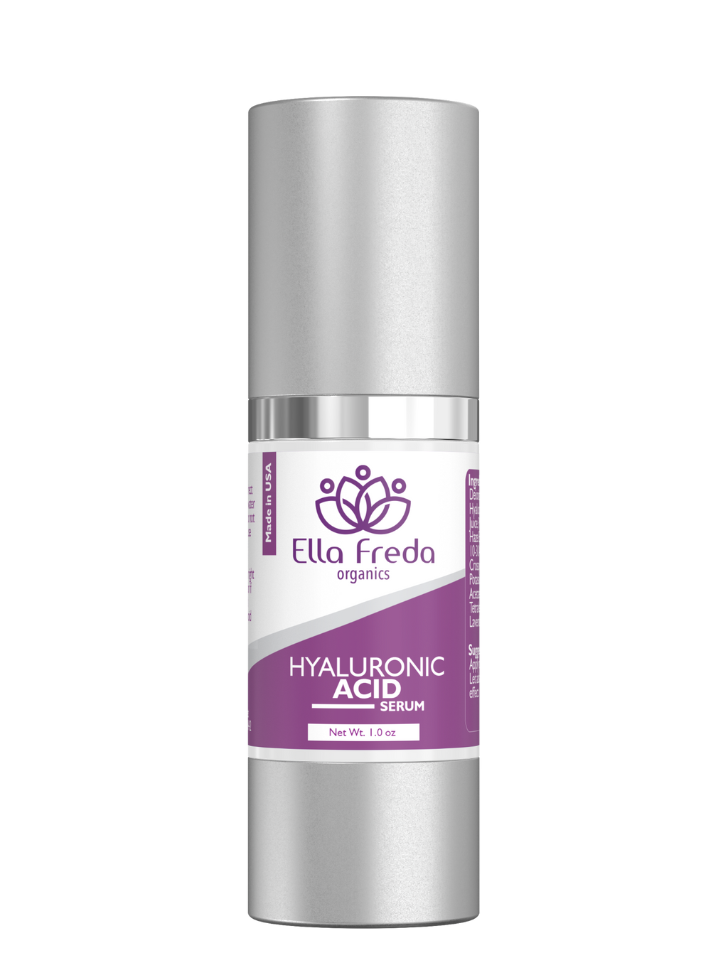 Hyaluronic acid serum 30ml - Ella Freda Organics