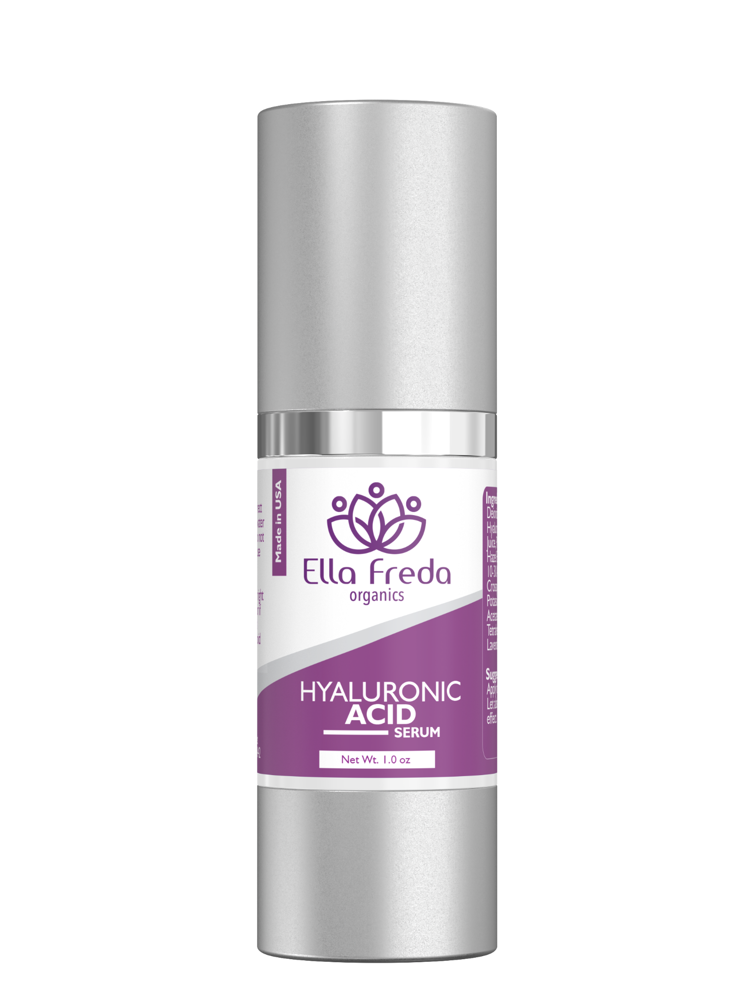 Hyaluronic acid serum 30ml - Ella Freda Organics