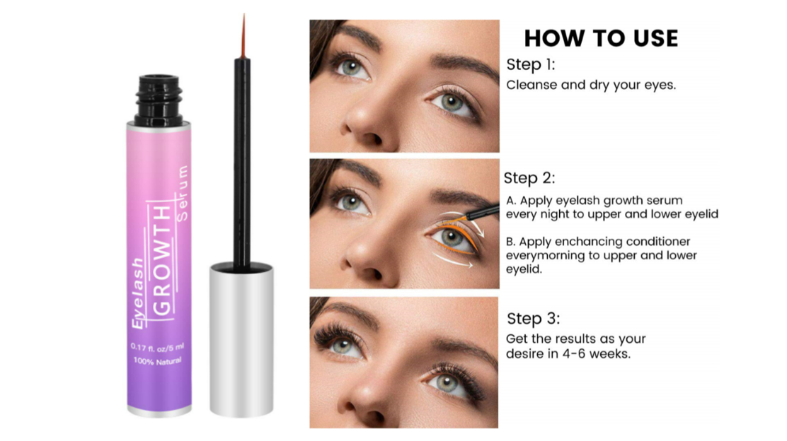 Lash & brow Growth Serum - Ella Freda Organics