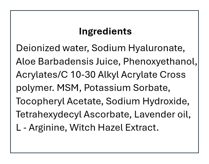 Hyaluronic acid serum 30ml/50ml