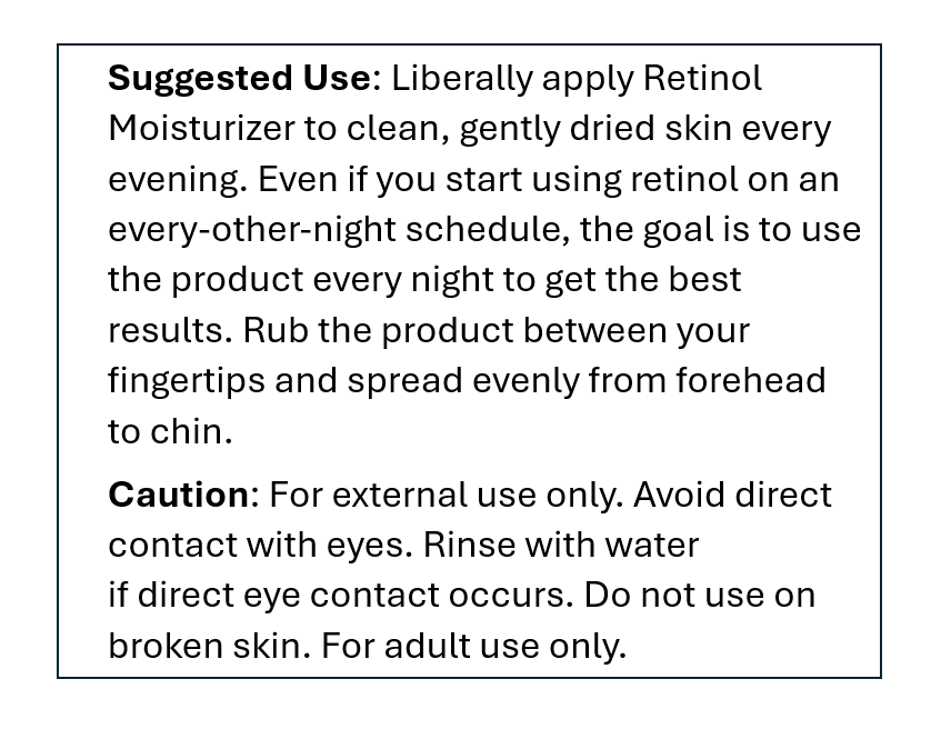 Retinol Night Moisturizer 50ml