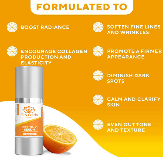 Facial Vitamin C Serum - Ella Freda Organics
