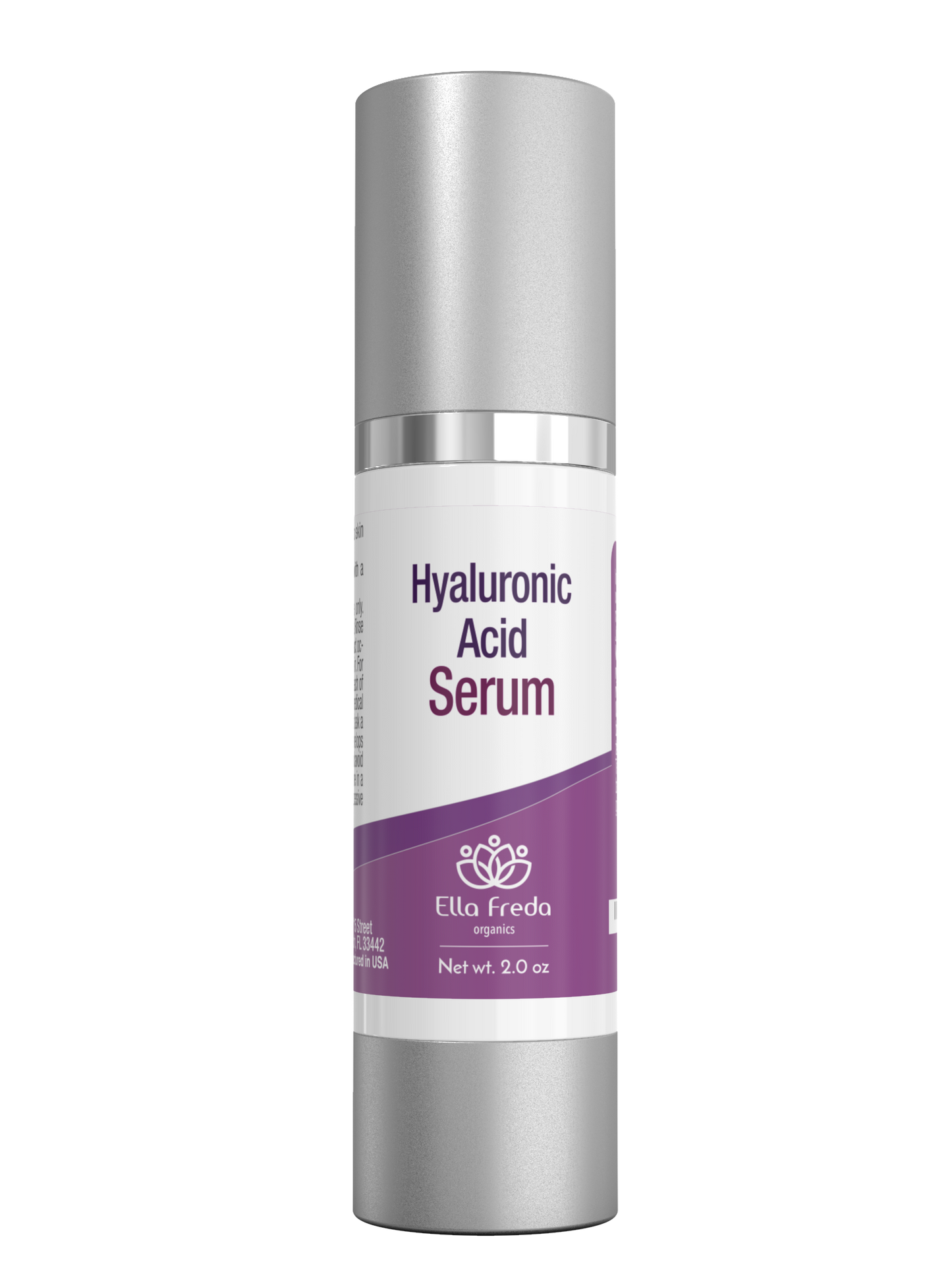 Hyaluronic acid serum 2oz [USA] - Ella Freda Organics