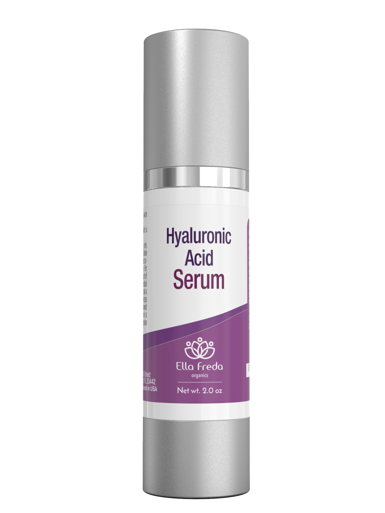 Hyaluronic acid serum 2oz [USA] - Ella Freda Organics